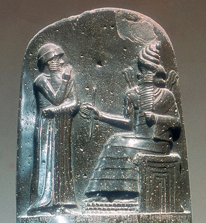 Representation of Hammurabi in court 