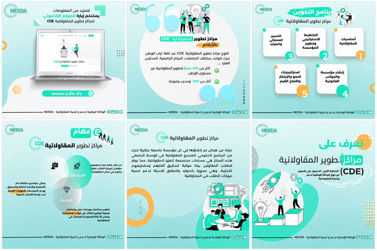 الوكالة الوطنية لدعم و تنمية المقاولاتية Nesda
